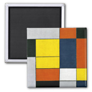 Mondrian - No. VI, Composition No. II Magnet