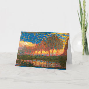 Mondrian - Row of Eleven Poplars Thank You Card