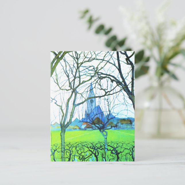 Mondrian - St. Jacob's Church by Piet Mondrian Postcard (Standing Front)