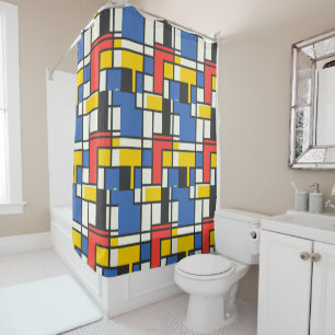 Mondrian Style Color Blocks