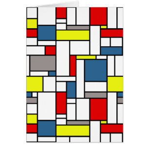 Mondrian style design