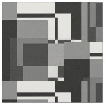 Mondrian Style Grey Abstract Modern Geometric Chic