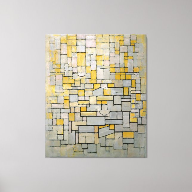 MONDRIAN - TABLEAU No. I COMP. I Comp. 7 - 1914 -  Canvas Print (Front)