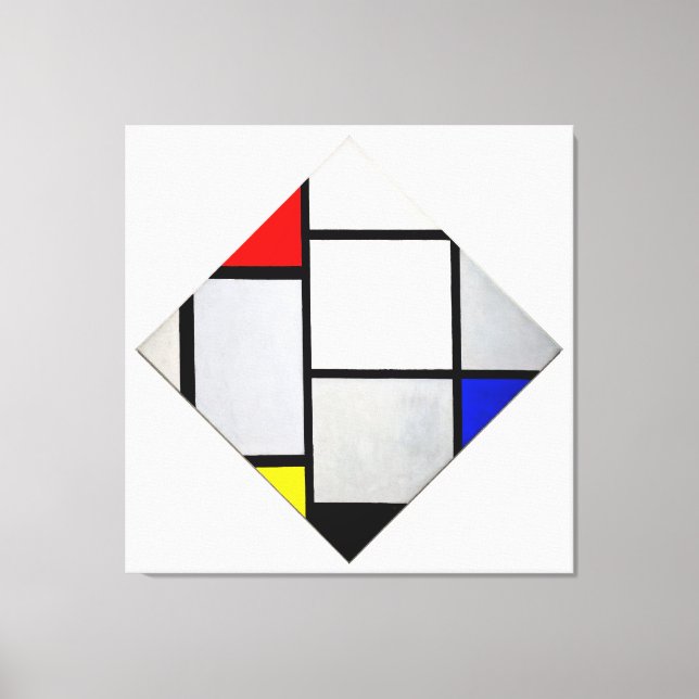 MONDRIAN - TABLEAU No. IV - LOZENGE COMPOSITION - Canvas Print (Front)