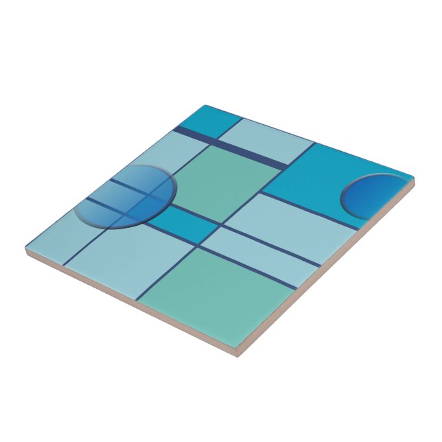 Mondrian & the sky tile (Side)