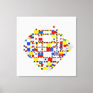 MONDRIAN - VICTORY BOOGIE WOOGIE - 1942-1944 - CANVAS PRINT