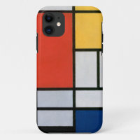 Mondrian's Composition Red, Yellow, Blue, Black