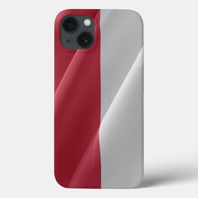 Monegasque waving Flag - Case-Mate iPhone Case (Back)