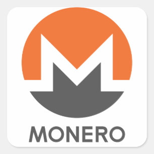 Monero Square Sticker