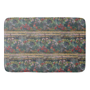 Monet 1887 Vintage Peony Garden Bath Mat