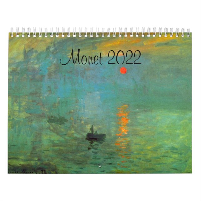 Monet 2022 French Art Calendar (Cover)