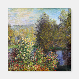 Monet - A Corner of the Garden at Montgeron Magnet