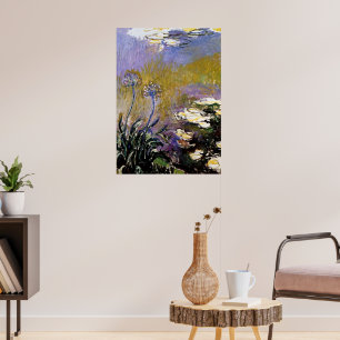 Monet - Agapanthus, fine art, Poster