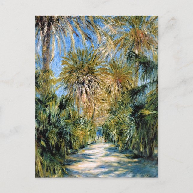 Monet - Algiers, the Garden of Essai, Postcard (Front)