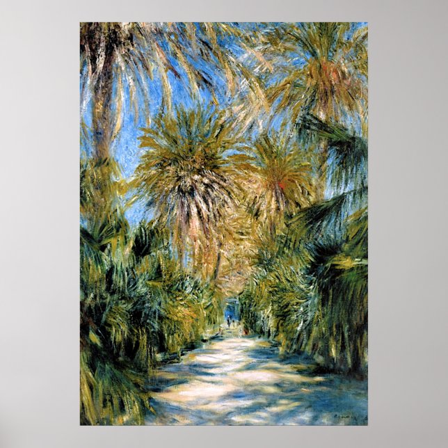 Monet - Algiers, the Garden of Essai Poster (Front)