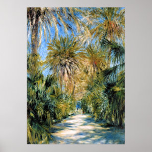 Monet - Algiers, the Garden of Essai Poster