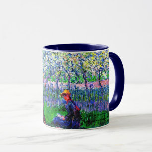 Monet - An Orchard in Spring, Mug