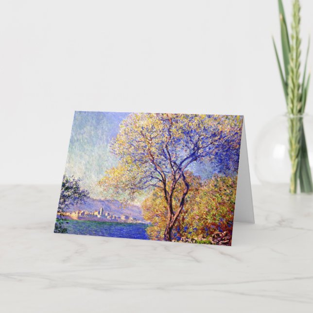 Monet, Antibes seen from the Salis Garden Card (Front)