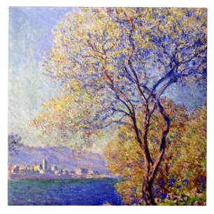 Monet - Antibes Seen from the Salis Gardens, Tile