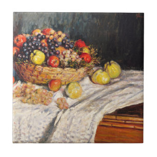 Monet - Apples and Grapes, Tile