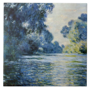 Monet - Arm of the Seine at Giverney,  Tile