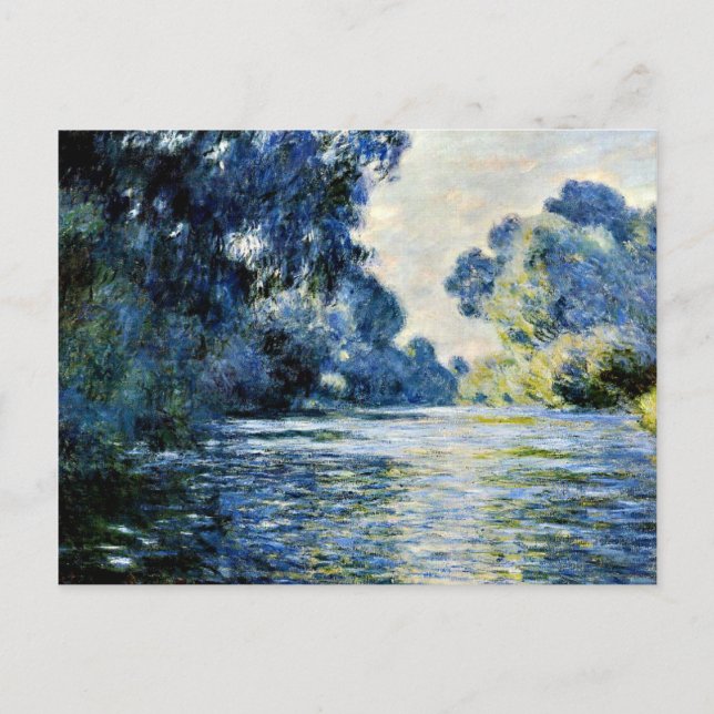 Monet - Arm of the Seine at Giverny Postcard (Front)