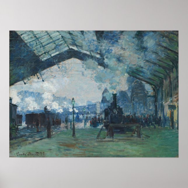 Monet - Arrival Of The Normandy Train Poster (Front)