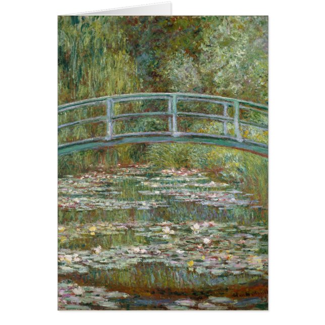 Monet Art Bridge over a Pond of Water Lilies (Front)