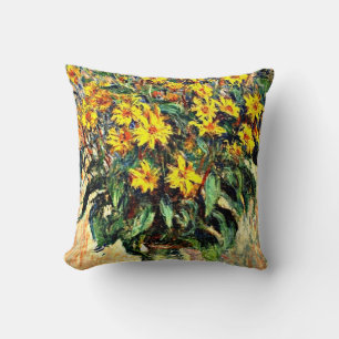 Monet art: Jerusalem Artichokes Throw Pillow