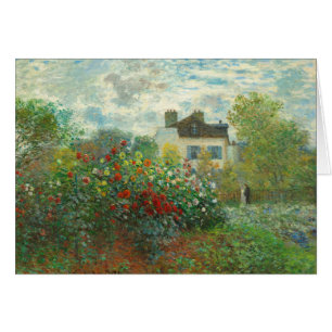 Monet Artists Garden in Argenteuil Painting