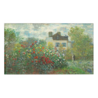 Monet Artists Garden in Argenteuil Painting