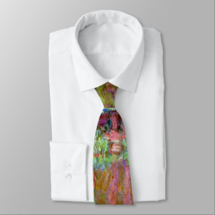 Monet - Bridge in Monet's Garden Tie