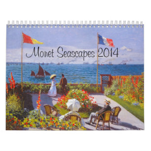Monet Calendar For 2014 ~ Monet Seascapes Calendar