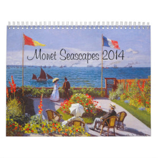 Monet Calendar For 2014 ~ Monet Seascapes Calendar