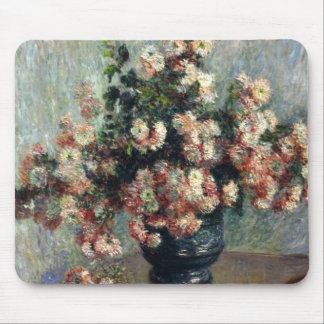 Monet Chrysanthemums Mouse Pad