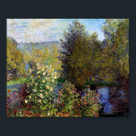 Monet Claude Corner of the Garden at Montgeron Poster<br><div class="desc">Monet Claude Corner of the Garden at Montgeron</div>
