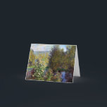 Monet Claude Corner of the Garden at Montgeron Thank You Card<br><div class="desc">Monet Claude Corner of the Garden at Montgeron</div>