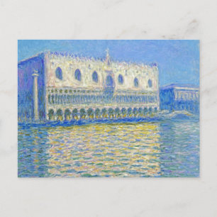 Monet Doge’s Palace Vintage Impressionism Postcard