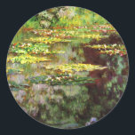 Monet Fine Art, Waterlilies Stickers<br><div class="desc">Masterpiece painter Claude Monet stickers to go with your cards or invitations. Fully customizable and ready to go! Add a name for bookplates!</div>