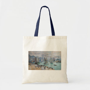 Monet - Fishing Boats Leaving the Harbour, Le Havr Tote Bag