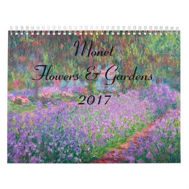 Monet Flower and Gardens 2017 Calendrier (Protection)
