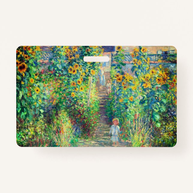 Monet Flower Garden Badge (Front)