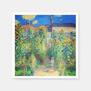 Monet Flower Garden Napkin