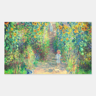 Monet Flower Garden Sticker