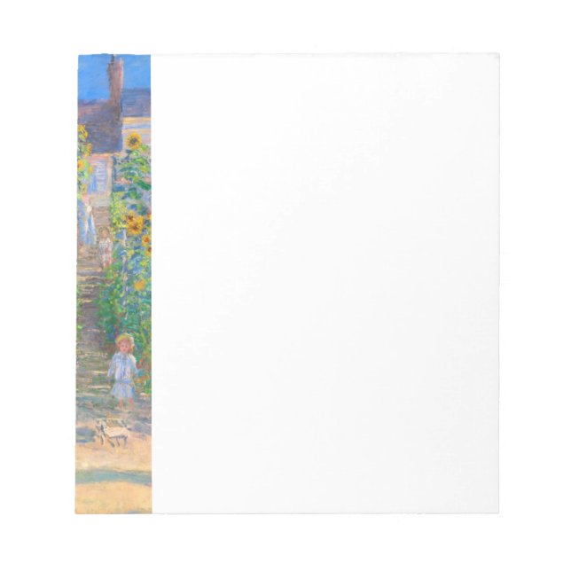 Monet Flower Garden Updated Notepad (Front)