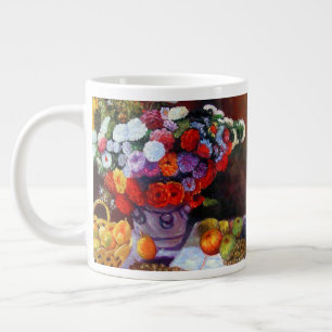 Monet Flowers and Fruit Large Coffee Mug