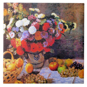 Monet - Flowers and Fruit Tile