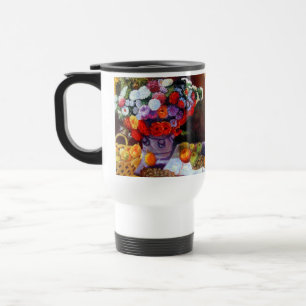 Monet Flowers and Fruit Travel Mug