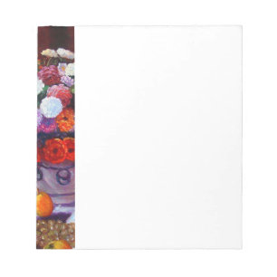 Monet Flowers and Fruit Updated Notepad