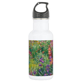 monet flowers vintage the-iris-garden-at-giverny 532 ml water bottle
